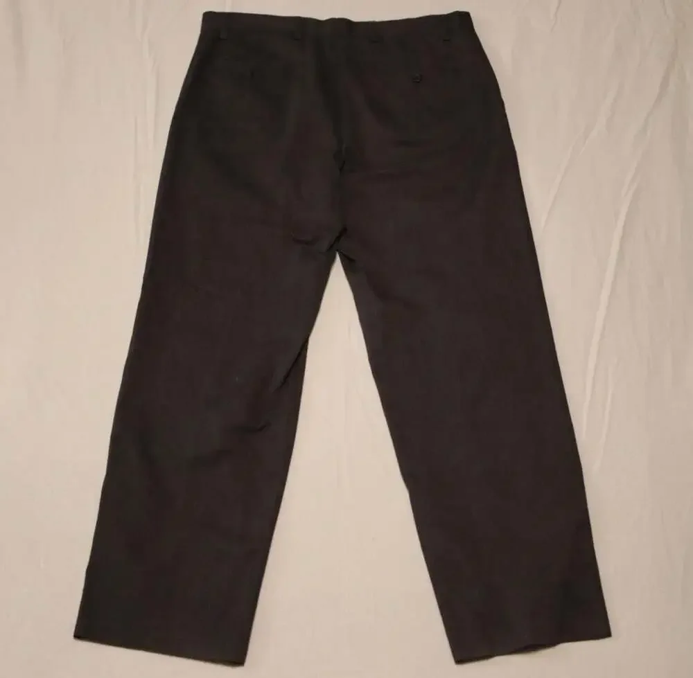 Dockers Classic Fit Men's Flat Front Dress Pants, Dark Brown, Size 36x32